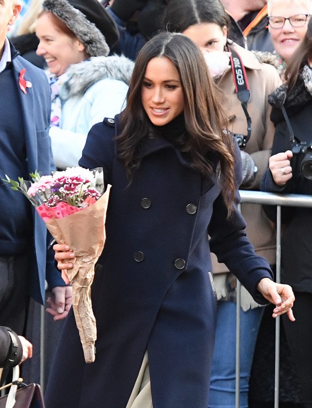 Ms Markle accepted everything from bars of chocolate to cards of congratulations (Victoria Jones/PA)