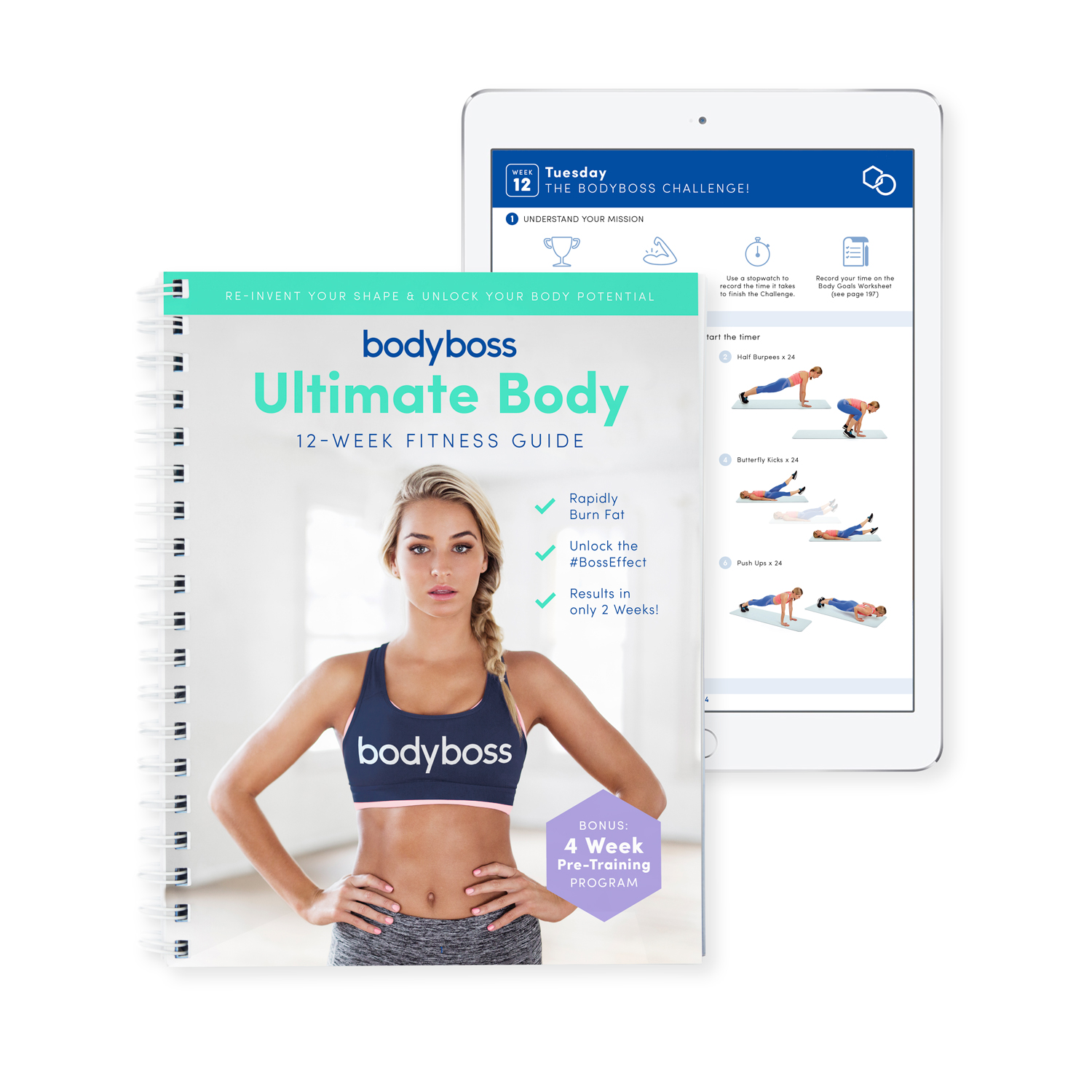 Bodyboss ultimate body guide cover (bodyboss/pa)