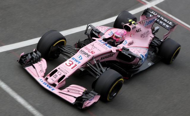 Force India Formula 1 racing car