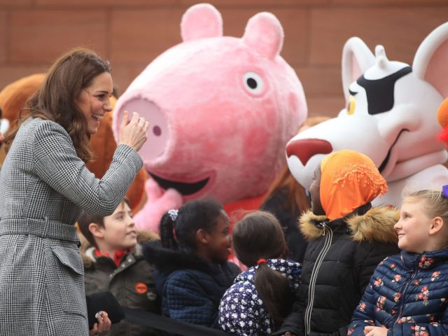 The Duchess of Cambridge meets well-wishers in Manchester