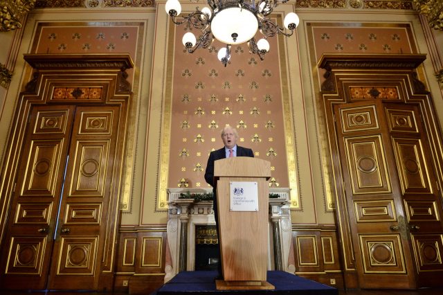 Foreign Secretary Boris Johnson stressed the Government stuck by its position on the status of Jerusalem (Victoria Jones/PA)