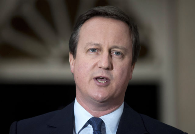 David Cameron said he did not want to give prisoners the vote (Hannah McKay/PA
