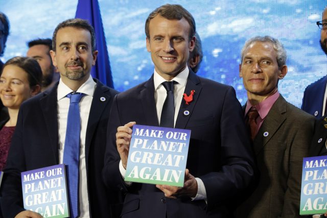 Emmanuel Macron is hosting the summit (Philippe Wojazer/AP)
