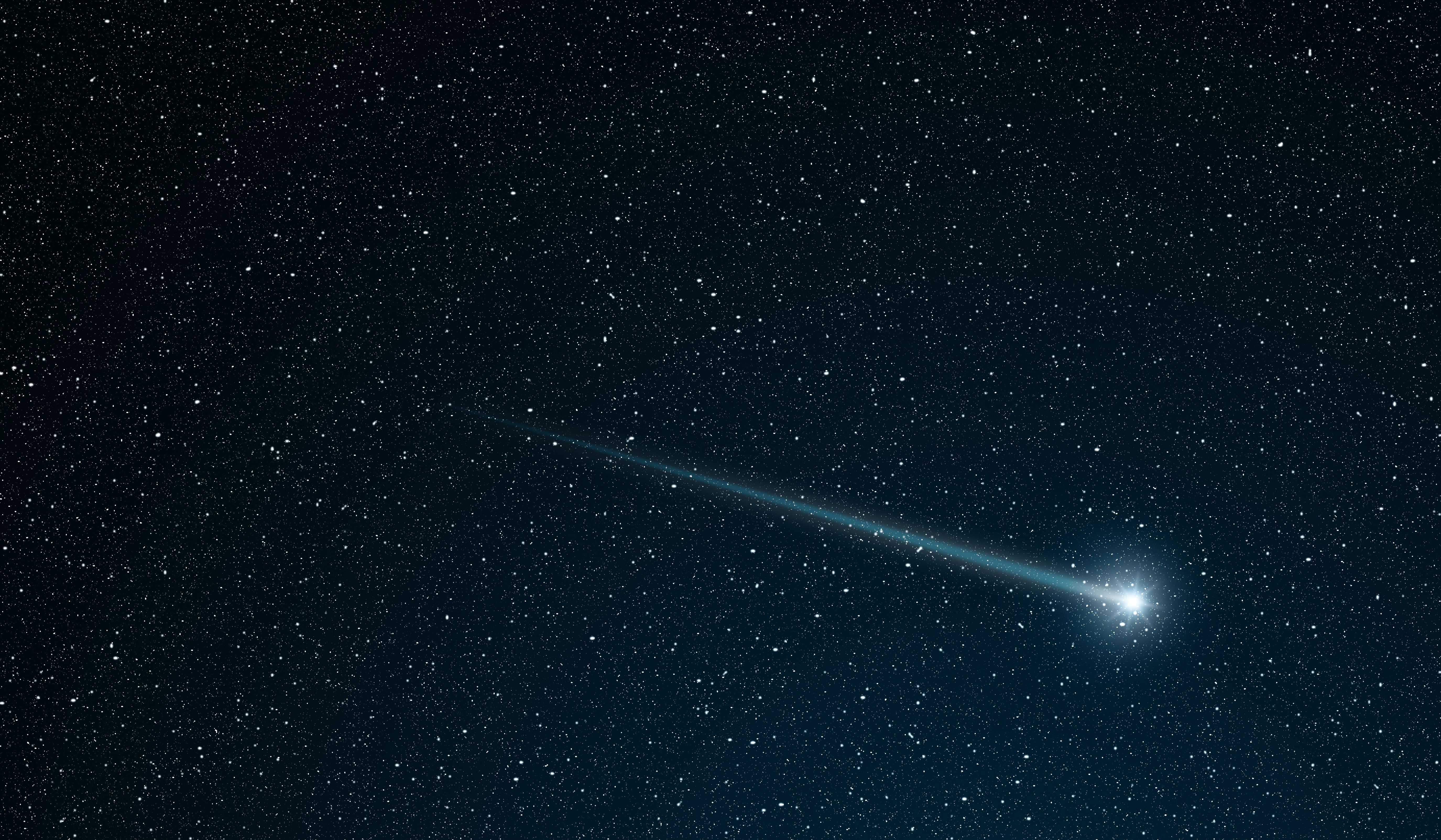 Small meteoroids burning up in the Earth’s atmosphere can create shooting stars in the sky.