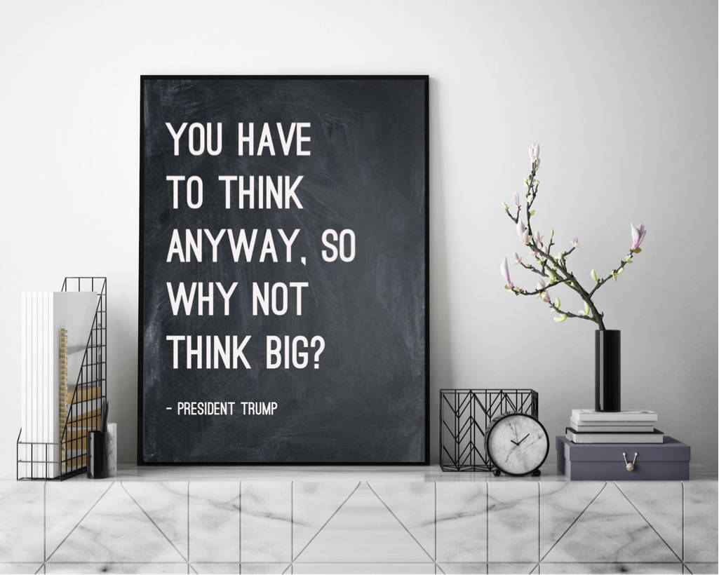 Donald Trump quote canvas