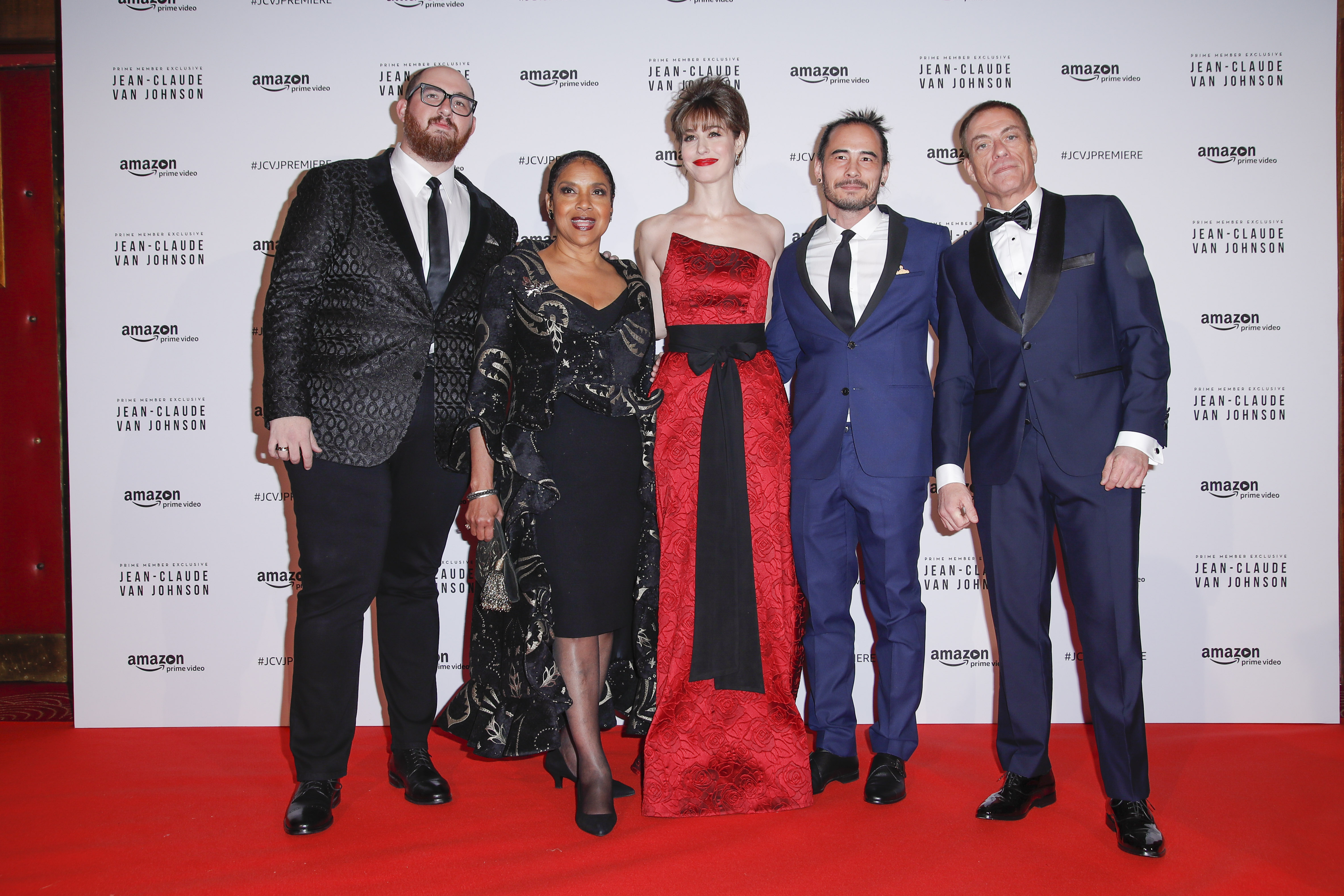 Peter Atencio, Phylicia Rashad, Kat Foster, Dave Callaham and Jean-Claude Van Damme (Andre Mischke)