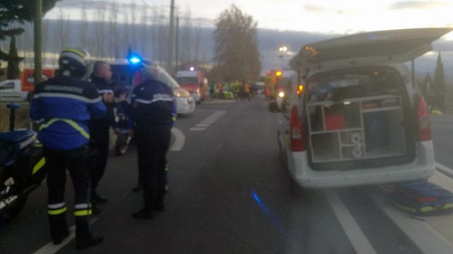 Four children killed after train cut through school bus in France crash ...