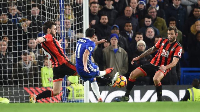 Pedro scored one of Chelsea's goal in a 3-0 win when Bournemouth travelled to Stamford Bridge last season