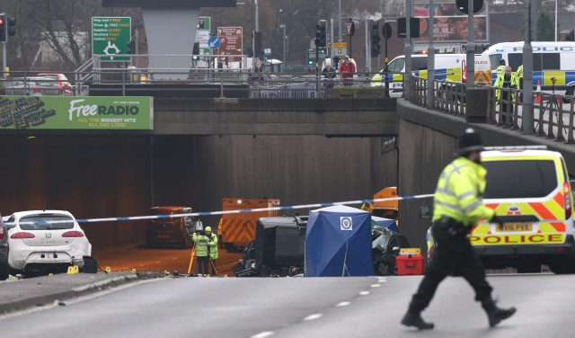 The crash left six people dead and a seventh critically injured (Aaron Chown/PA)