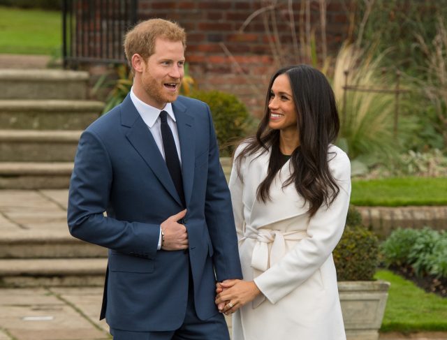 Prince Harry and Meghan Markle announced their engagement in November (Dominic Lipinski/PA)