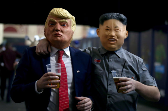 Donald Trump and Kim Jong-un fancy dress