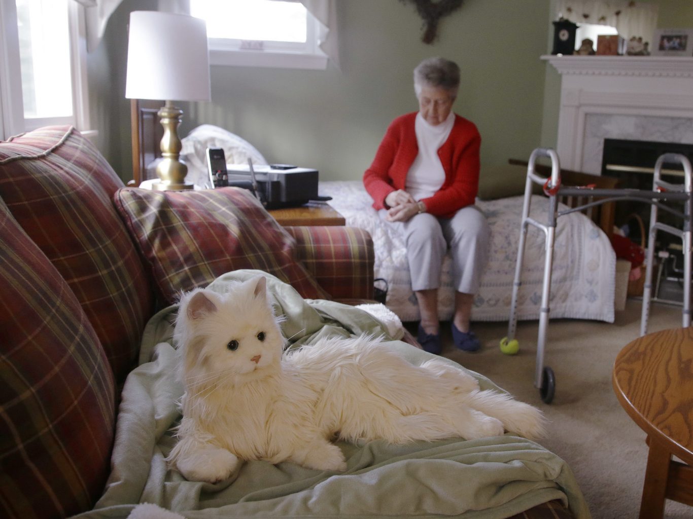 An AI robotcat has been created to help the elderly BT