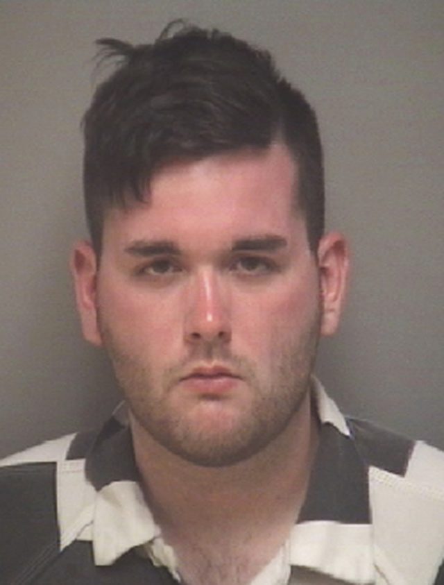 James Alex Fields Jr is charged with murder and other counts after authorities say he rammed his car into a crowd of protesters (Albemarle-Charlottesville Regional Jail via AP/PA)