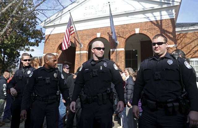 Police in Charlottesville