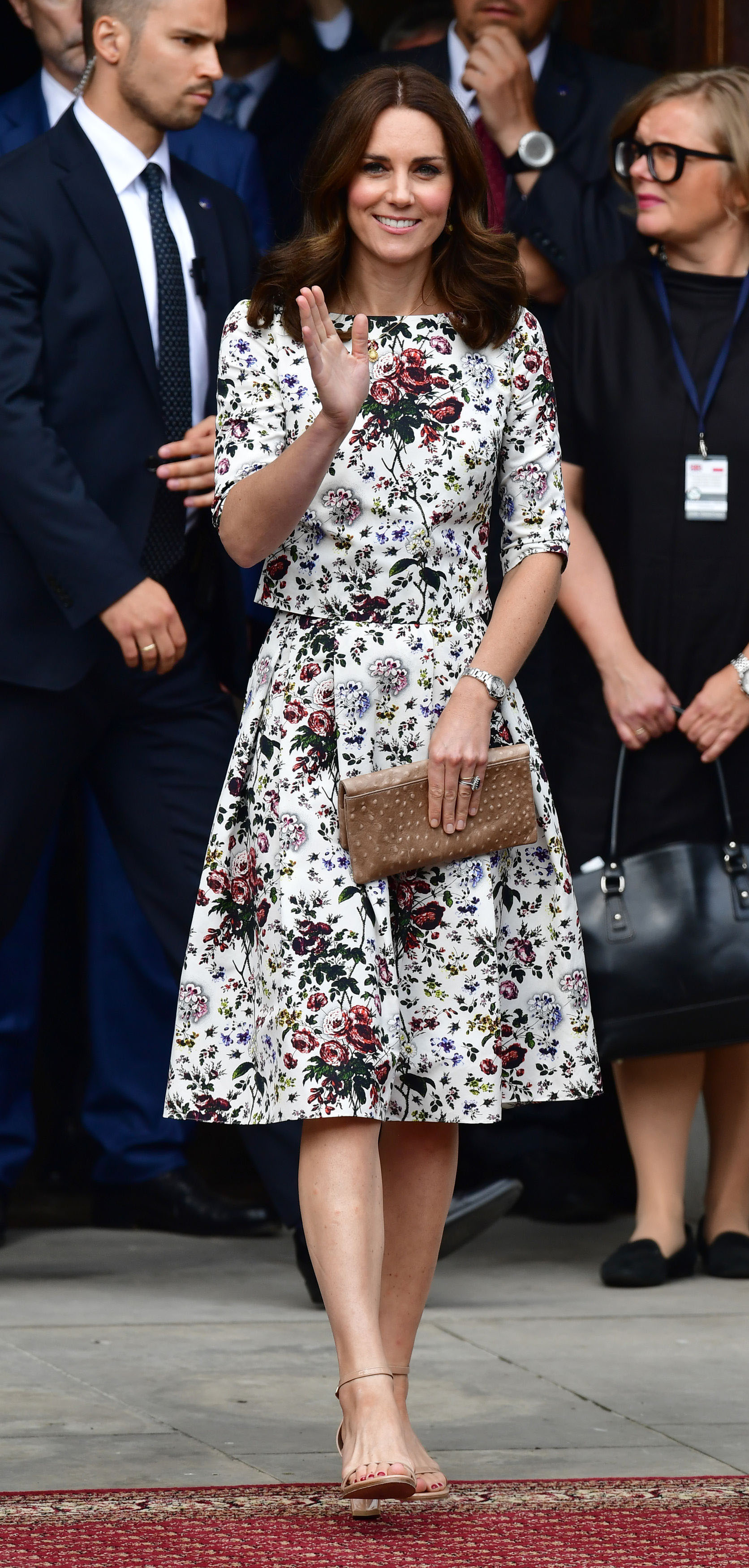 During the Poland Royal tour in July (Dominic Lipinski/PA)