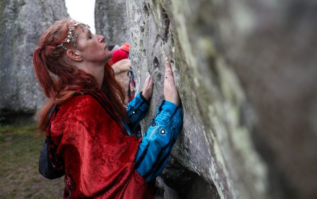 Winter solstice at Stonehenge (Andrew Matthews/PA)