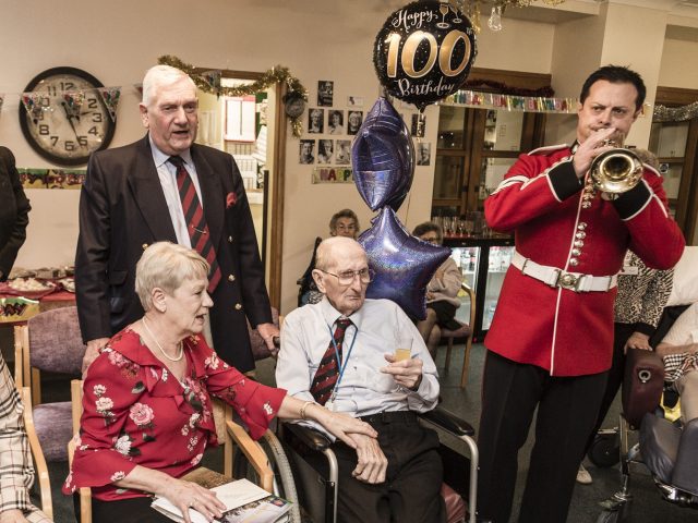 Celebrations at Maurice House care home in Broadstairs, Kent