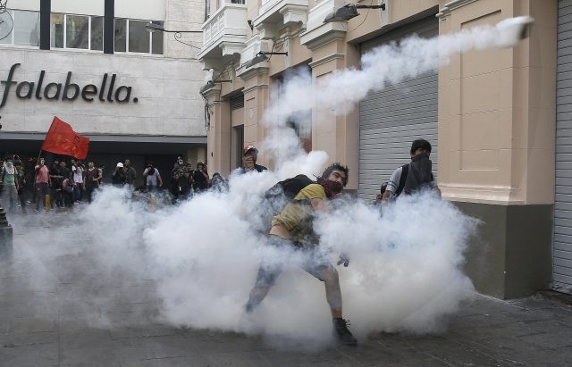 Demonstrations against the pardon of former president Alberto Fujimori  (Martin Mejia/AP)