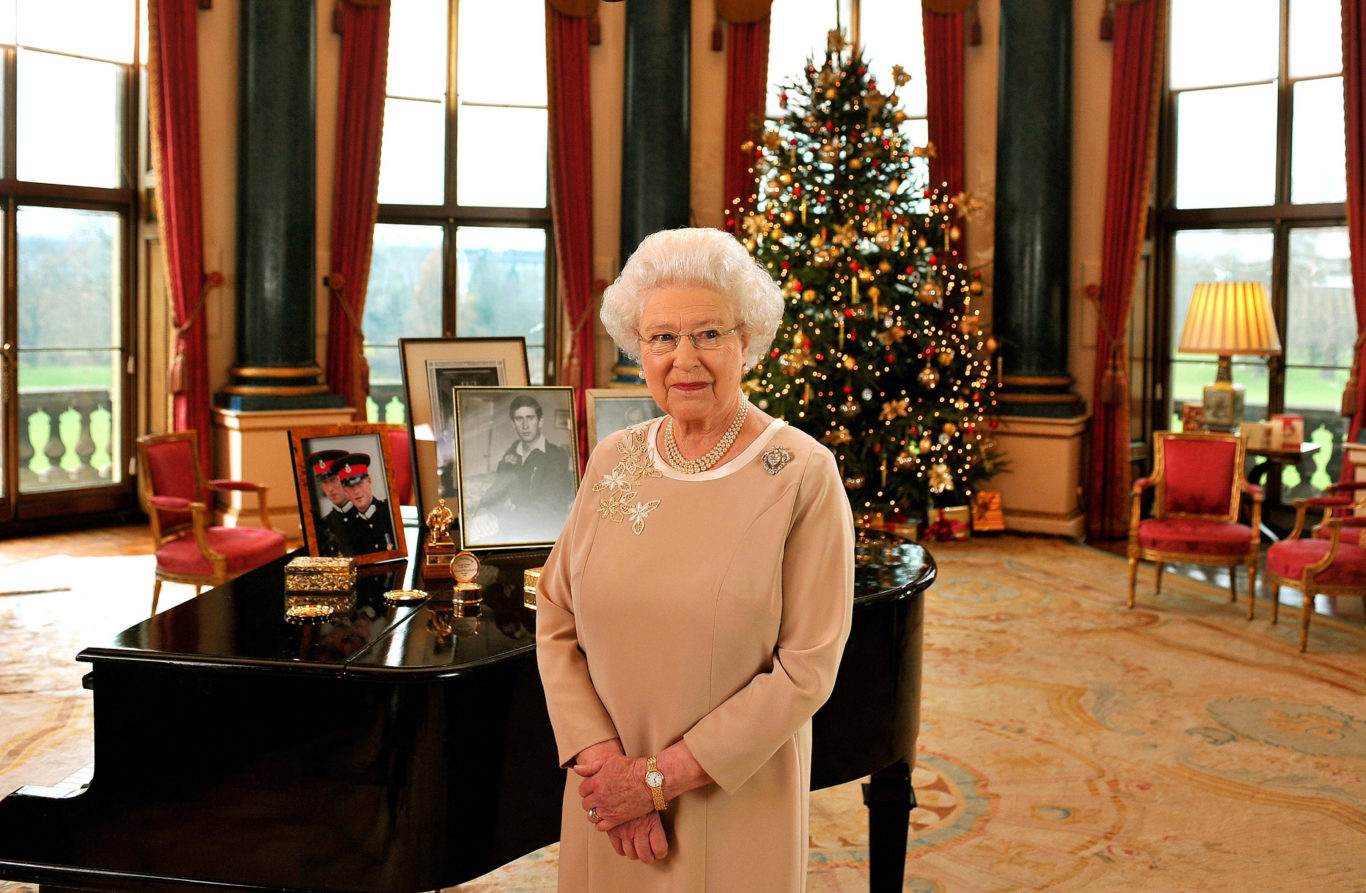 The Queen recorded her Christmas day message (John Stillwell/PA)