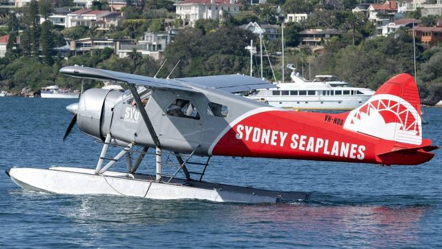 A Sydney Seaplanes' single-engine DHC-2 Beaver Seaplane (David Oates/AAP/PA)