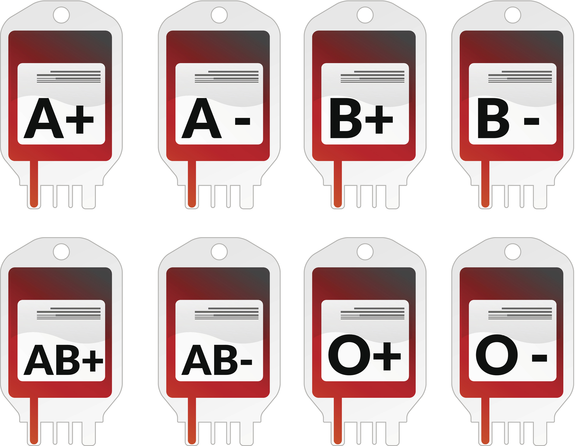 Blood types (Thinkstock/PA)