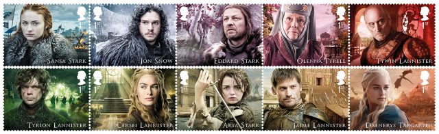 The Game Of Thrones stamps will be available from January 23 (Royal Mail/PA)