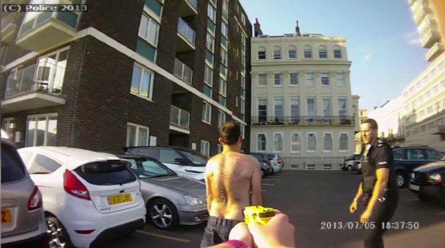 Man Tasered in Brighton