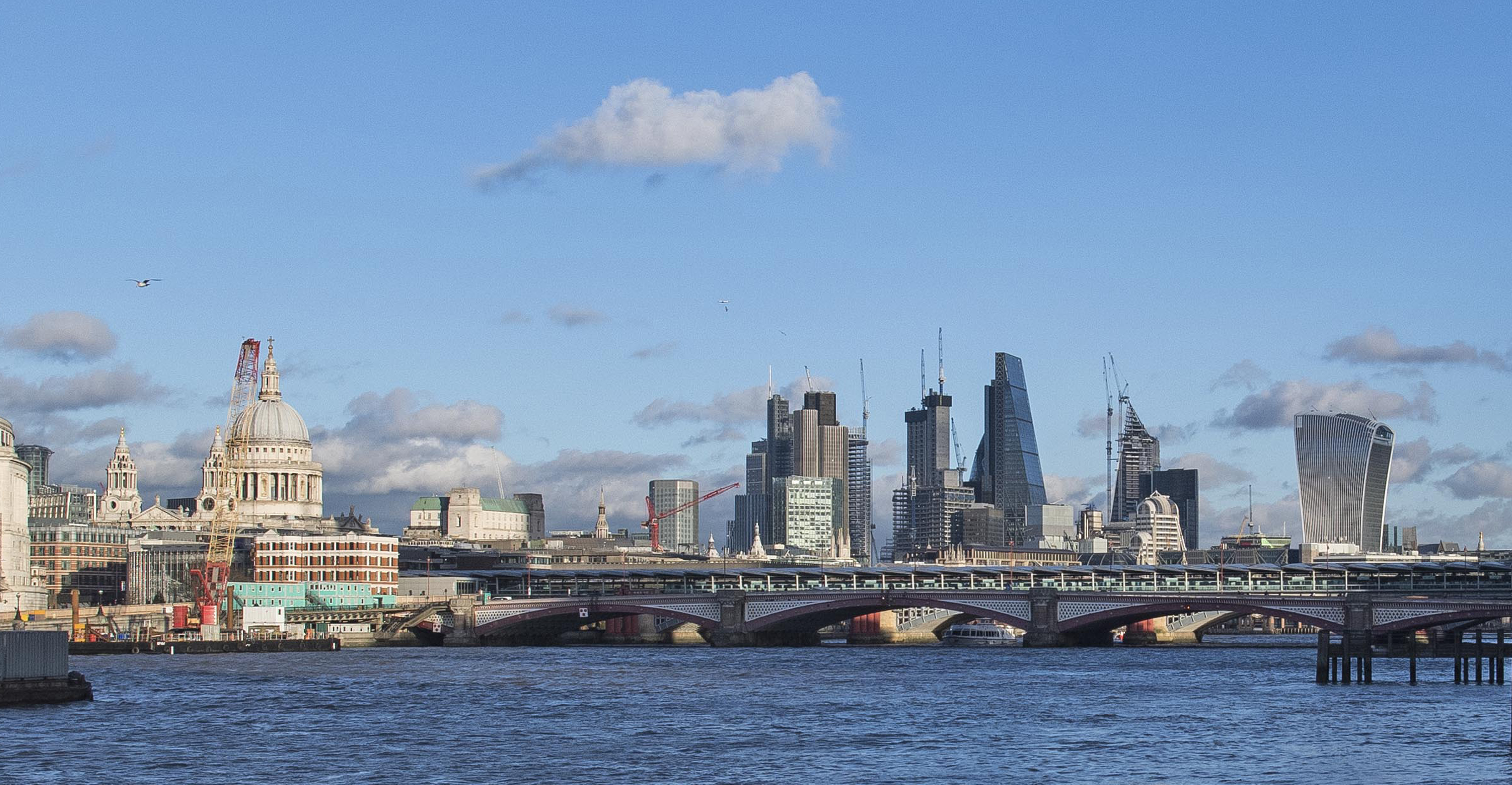 Skyline view from South Bank