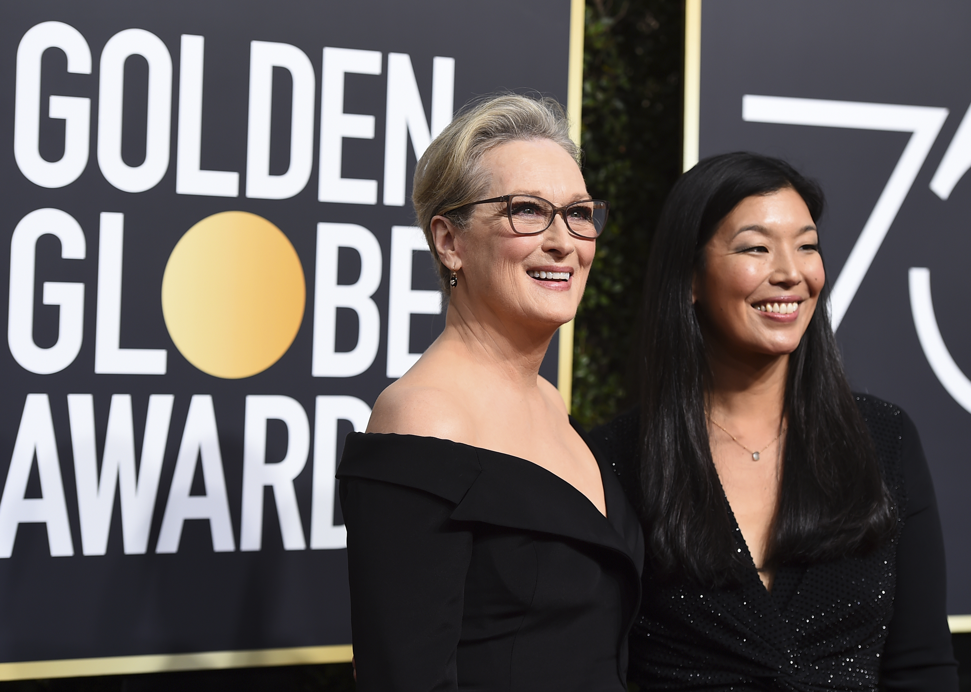 Meryl Streep, left, and Ai-jen Poo (Jordan Strauss/AP)