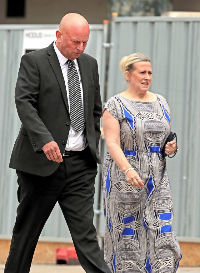 Paul Roberts and Deborah Briton at Liverpool Crown Court 