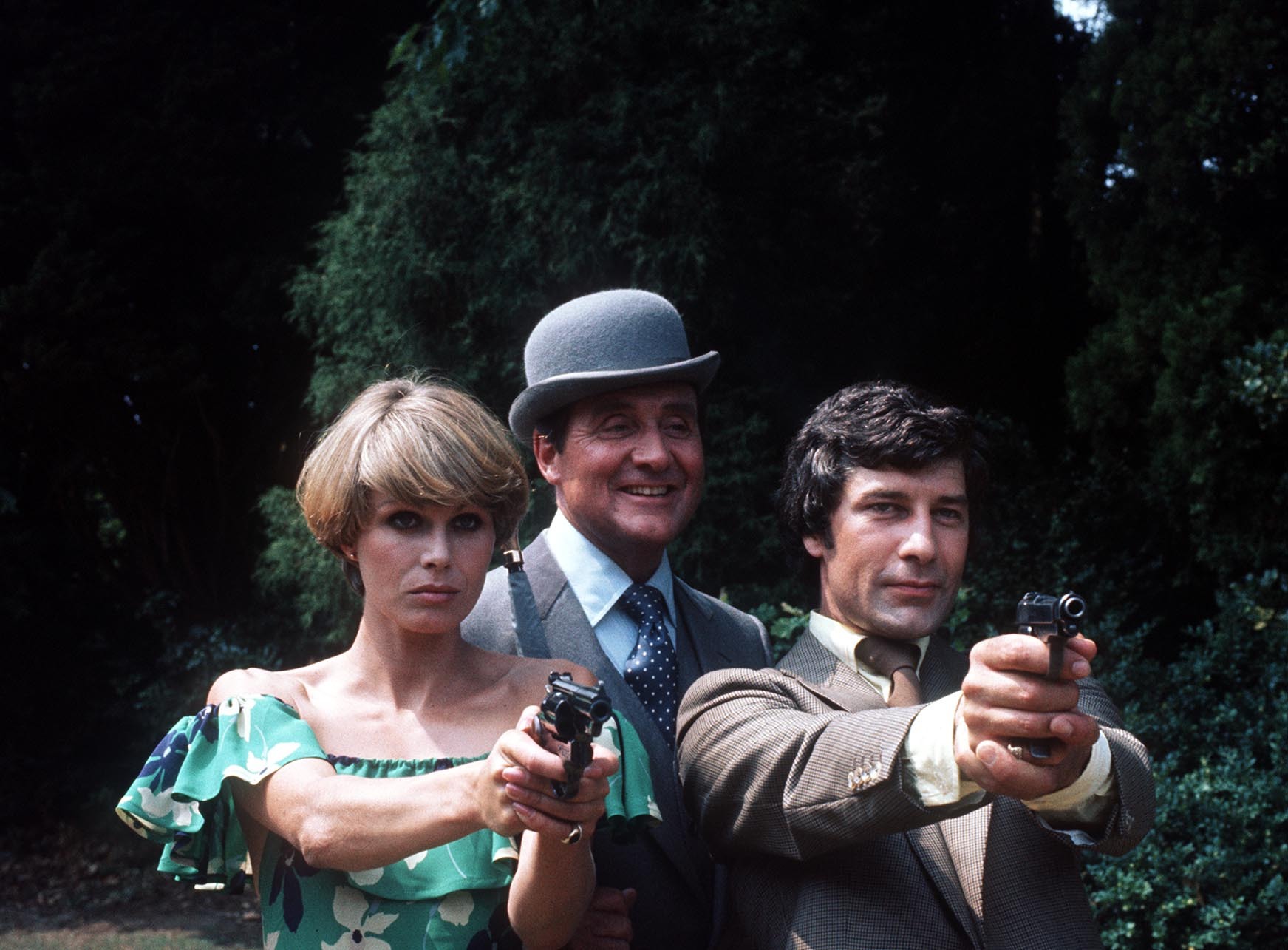 Joanna Lumley as Purdey in The Avengers (PA) 
