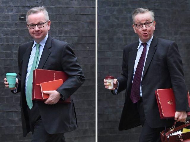 Michael Gove has swapped disposable cups for reusable alternatives