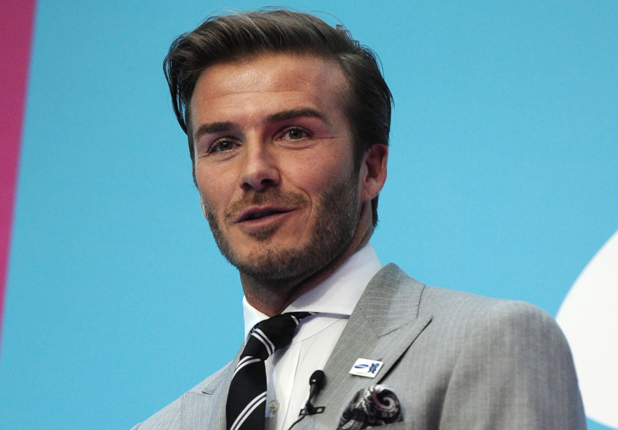 David Beckham at the launch of Samsung's Olympic Games (Carl Court/PA)