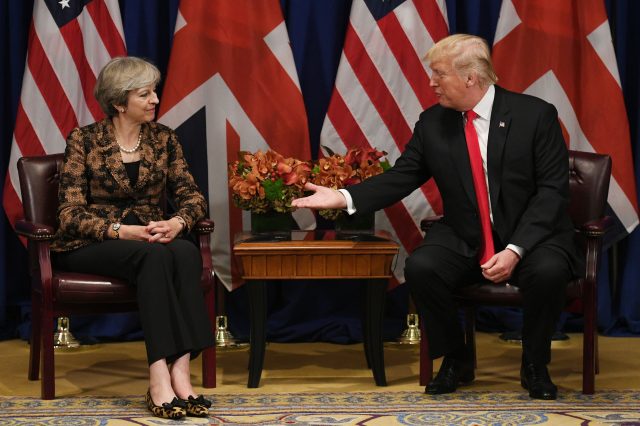 Prime Minister Theresa May met US President Donald Trump in September (Stefan Rousseau/PA)