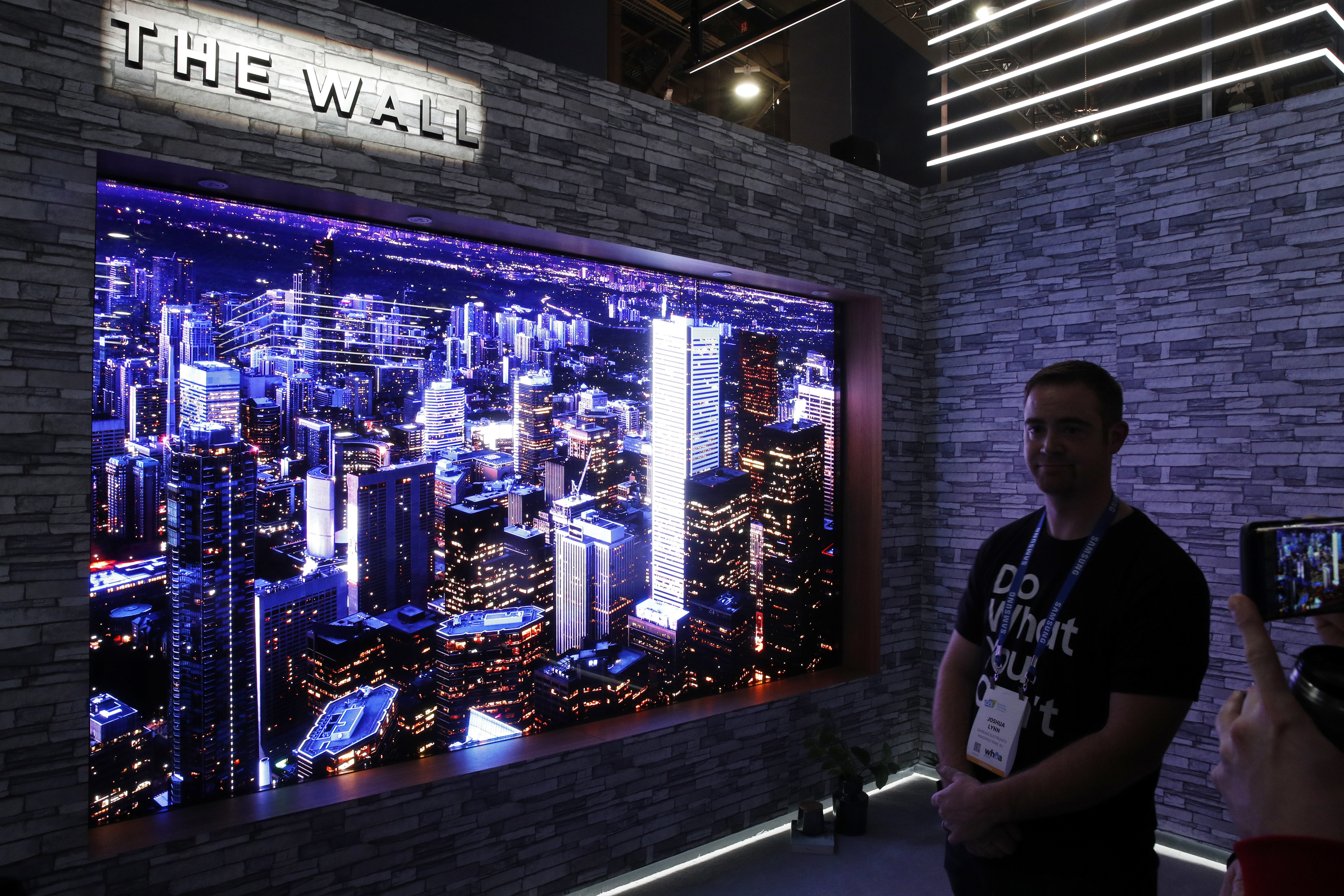 Samsung's modular television The Wall.