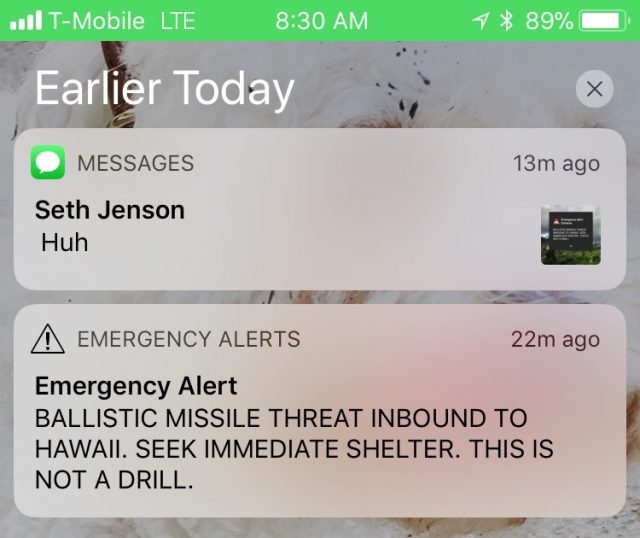 The alert warned of a ballistic missile heading straight for Hawaii (Marco Garcia/AP/PA)