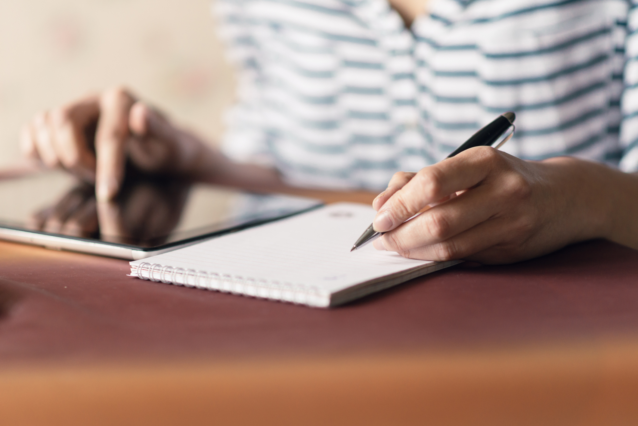 Generic photo of woman writing to-do list (Thinkstock/PA)