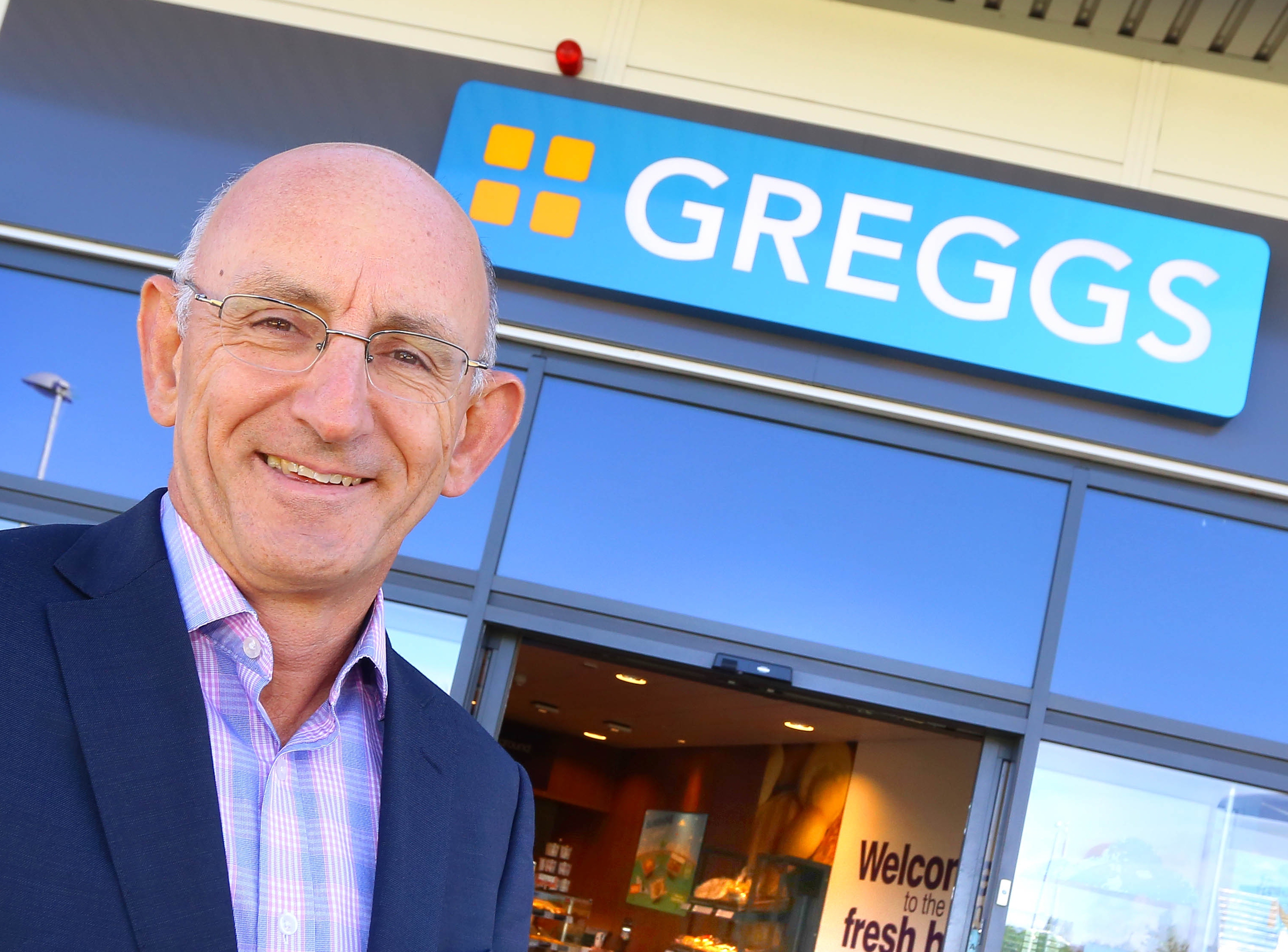 Roger Whiteside is chief executive of Greggs