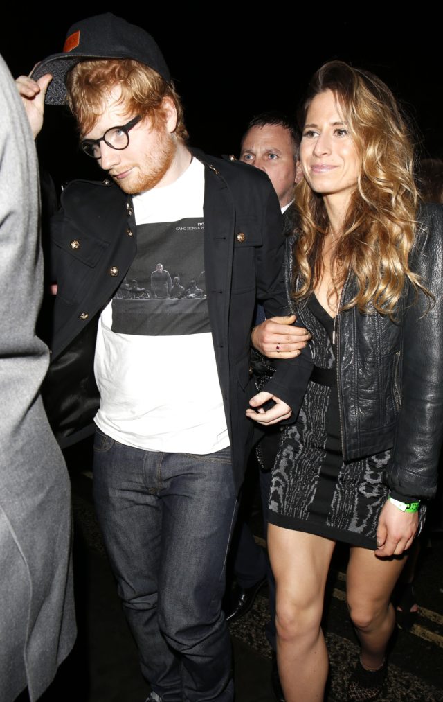 Ed Sheeran and Cherry Seaborn photographed out and about together (REX)