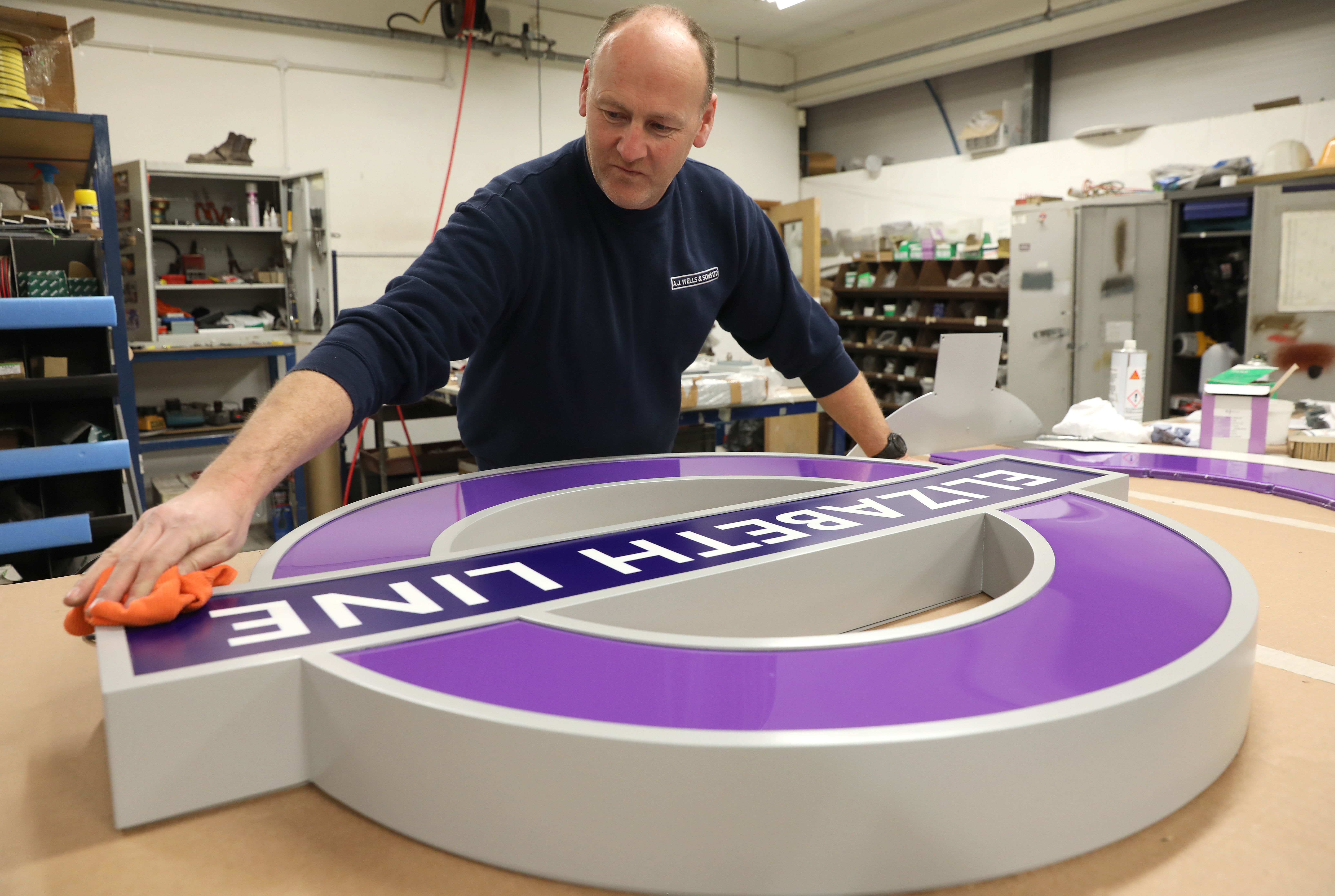 The roundels are being manufactured in Glasgow, Exeter and on the Isle of Wight (Transport for London/PA)