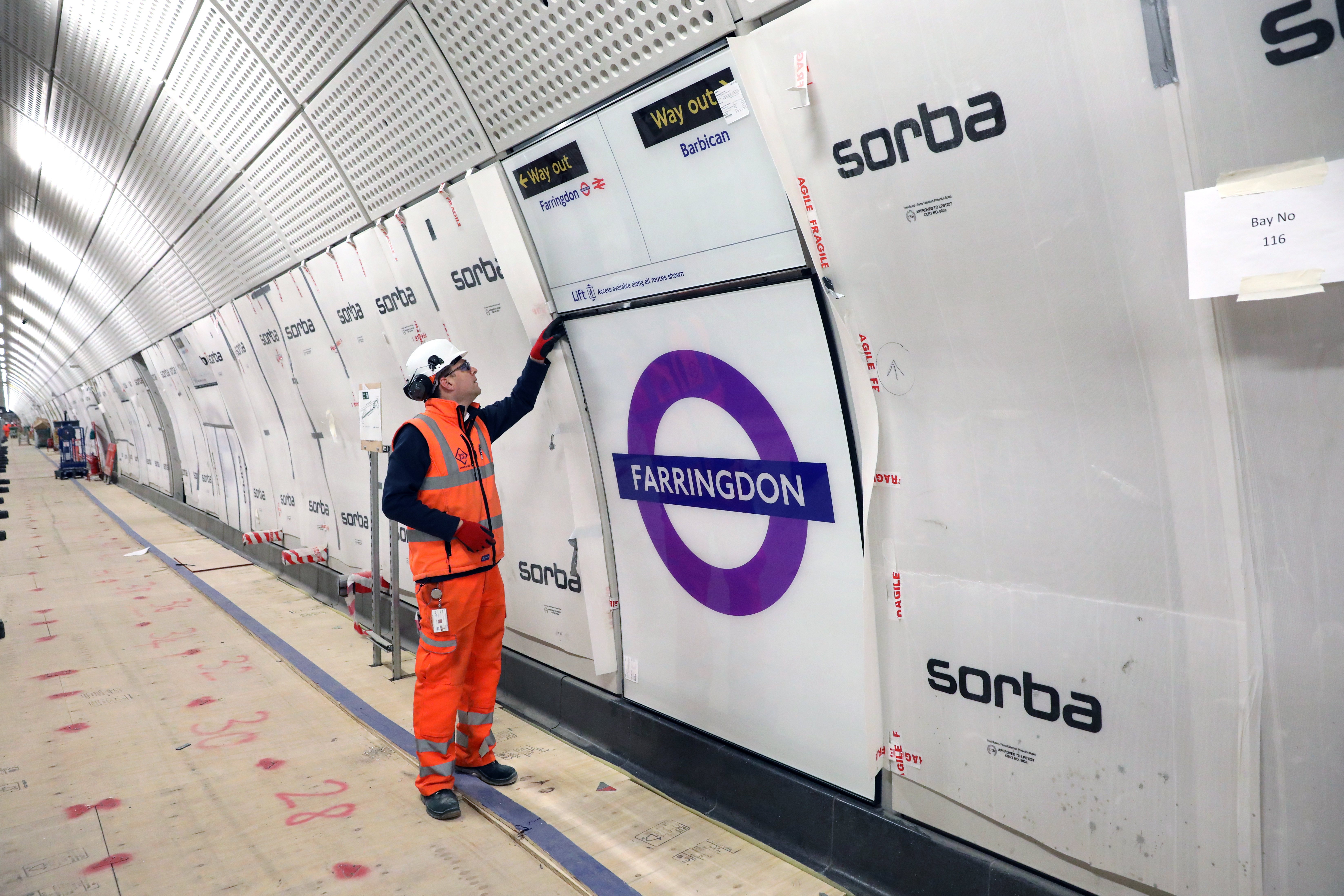 The Crossrail project is funded by the Department for Transport and Transport for London (Transport for London/PA)