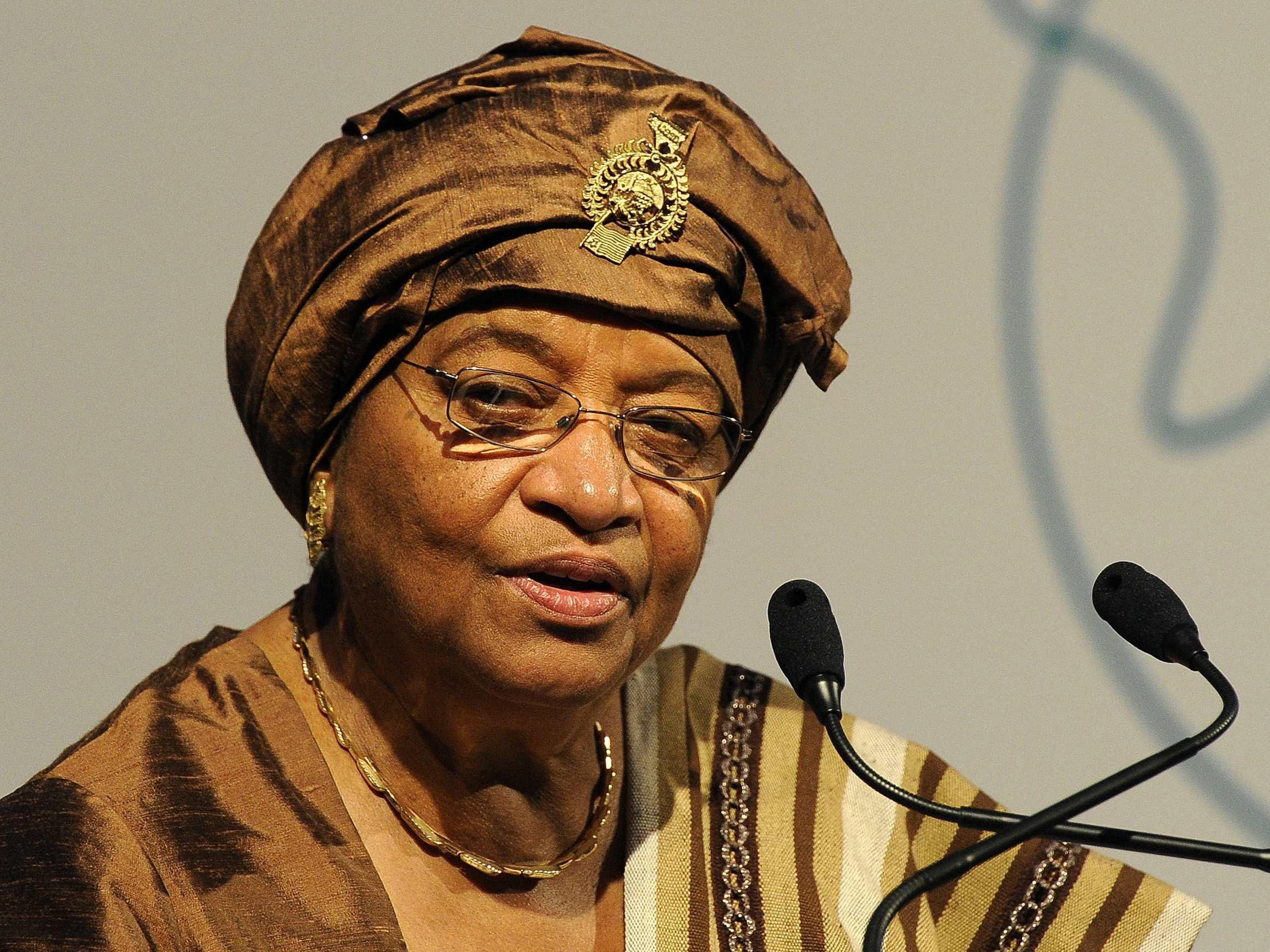 Ellen Johnson Sirleaf was Africa's first female president (Paul Hackett/PA)