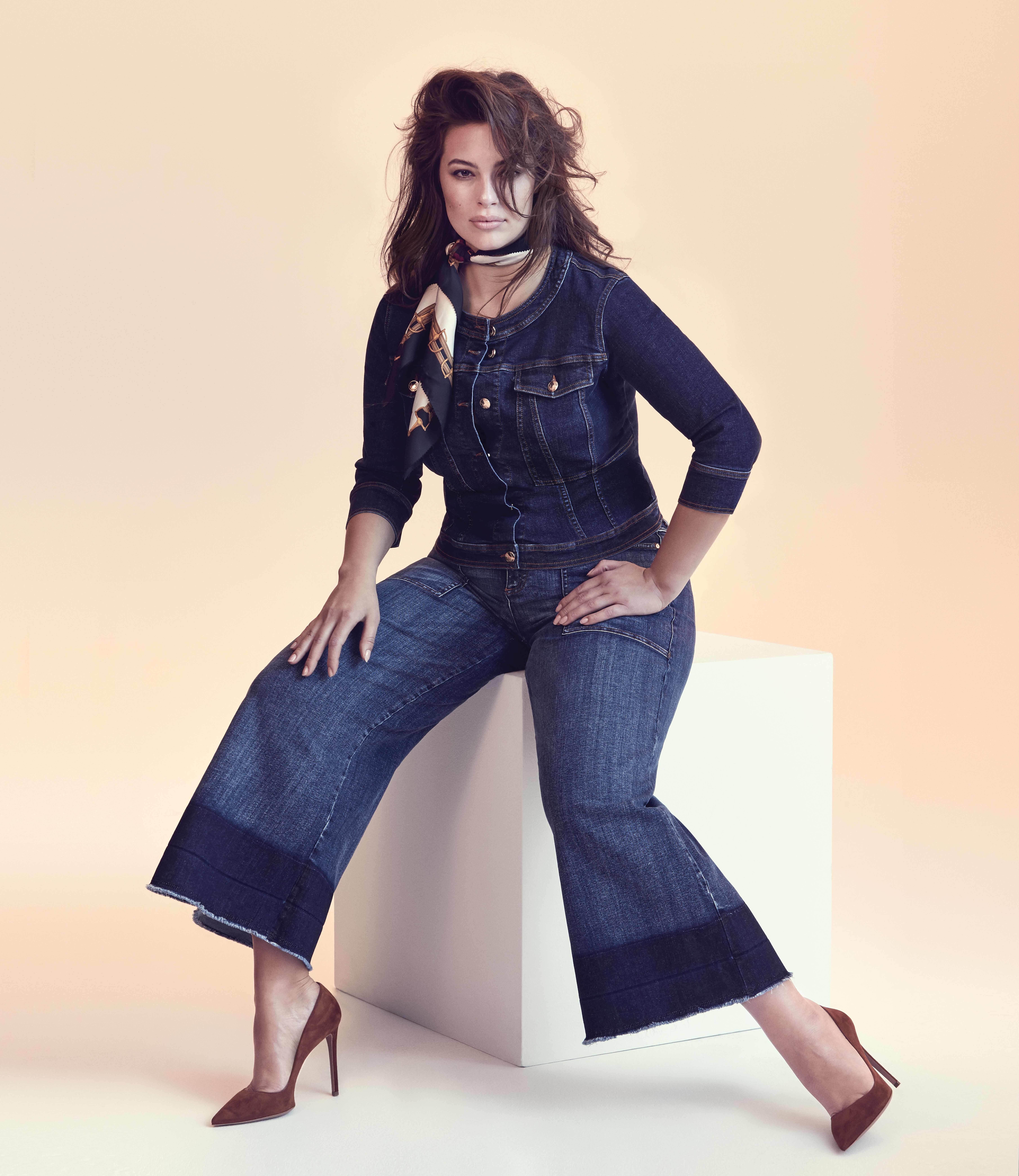 Plus Size Supermodel Ashley Graham Shows Us How To Make Denim Sexy In Stunning New Campaign