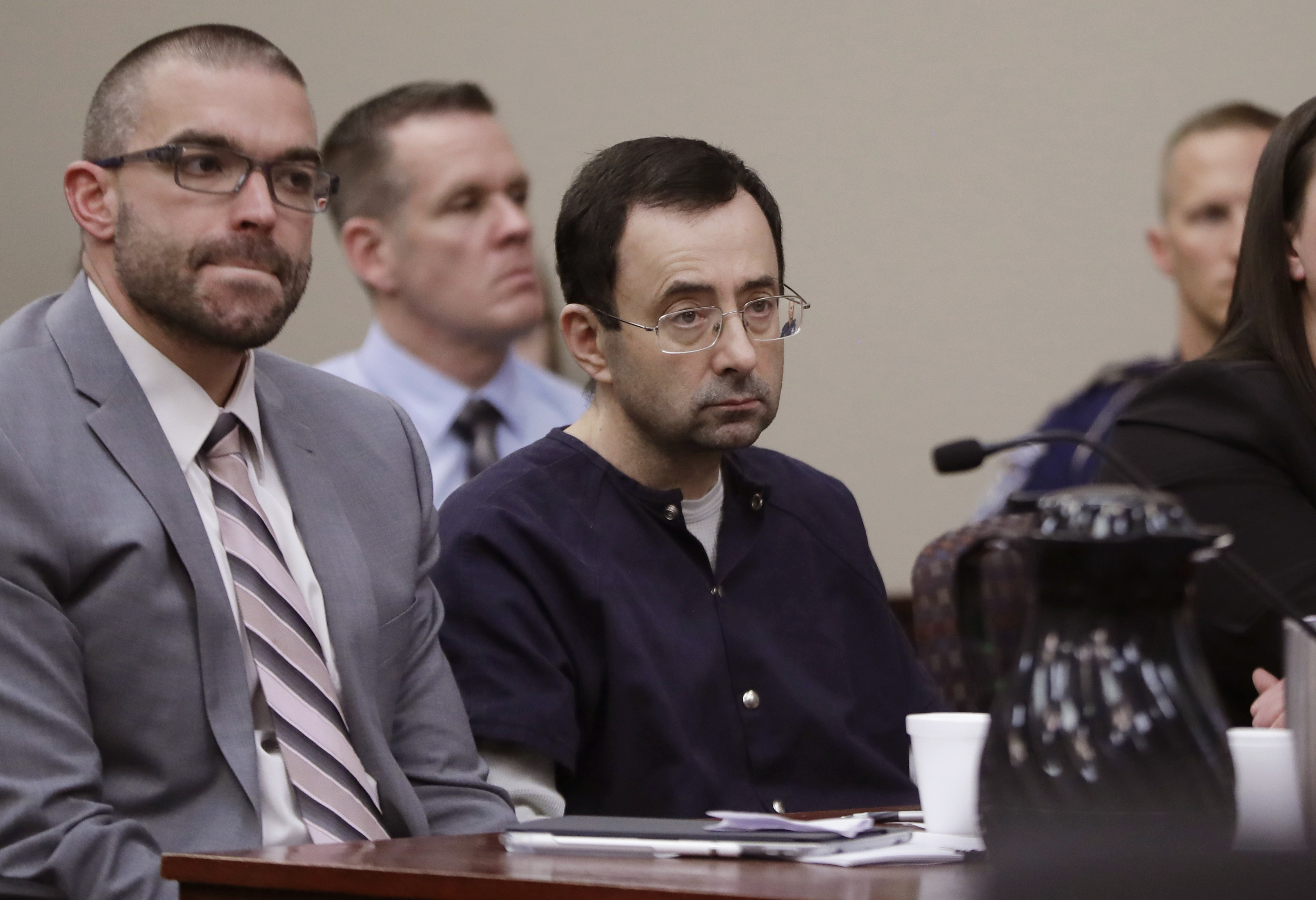 Larry Nassar during his sentencing hearing (Carlos Osorio/AP)