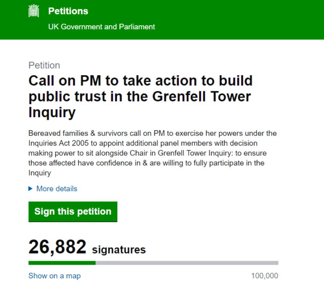 Popstar Adele was among those backing the petition (Screengrab)