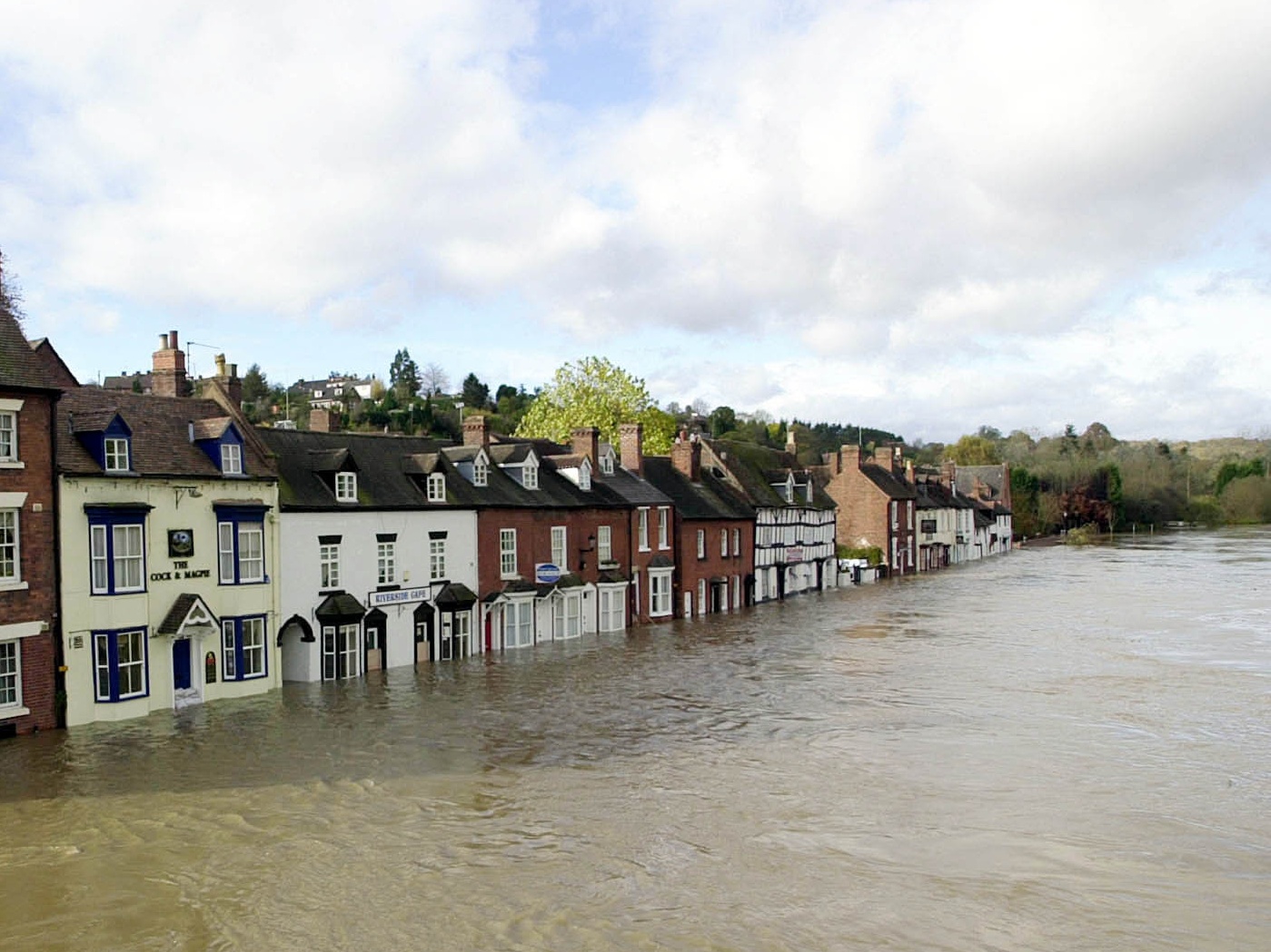 Bewdley on the River Severn, pictured during a flood, was a trading port (David Jones/PA)