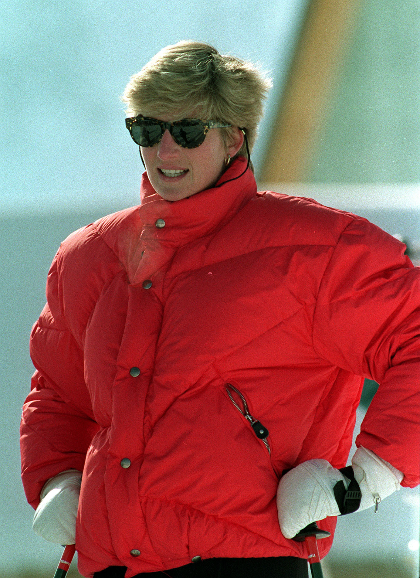 Princess Diana in Lech, Austria in 1993 (Martin Keene/PA)