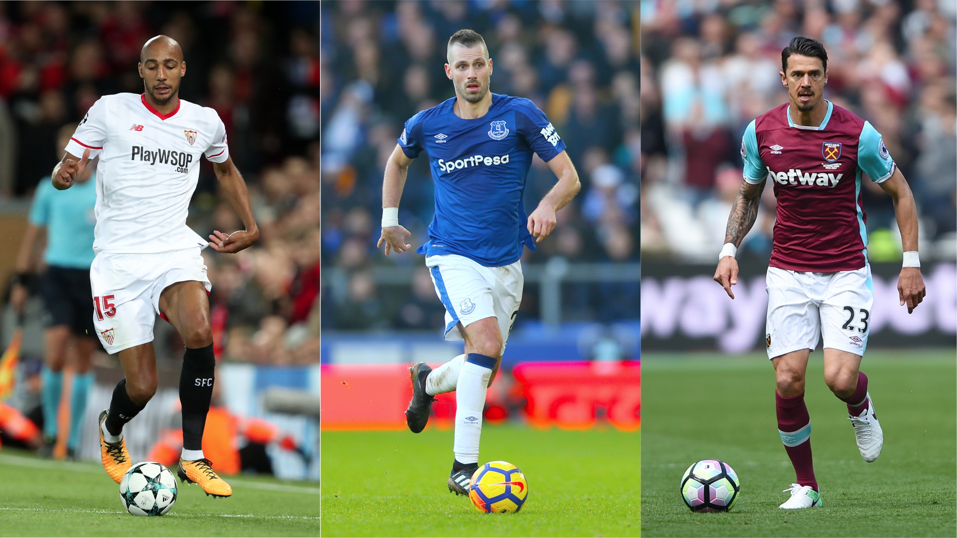 Steven N'Zonzi, Morgan Schneiderlin and Jose Fonte