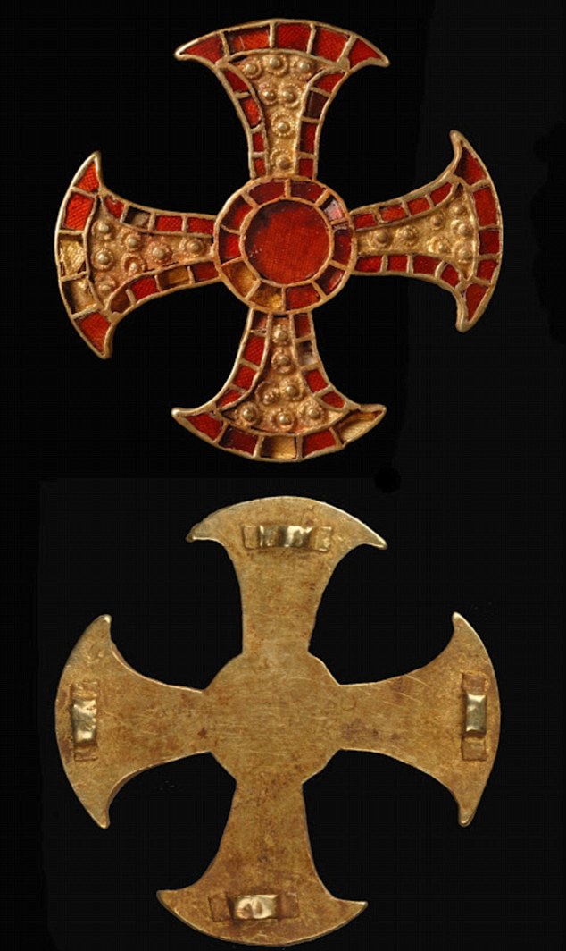 The very rare gold and garnet cross is valued at more than £80,000 (Museum of Archaeology and Anthropology, University of Cambridge/PA)