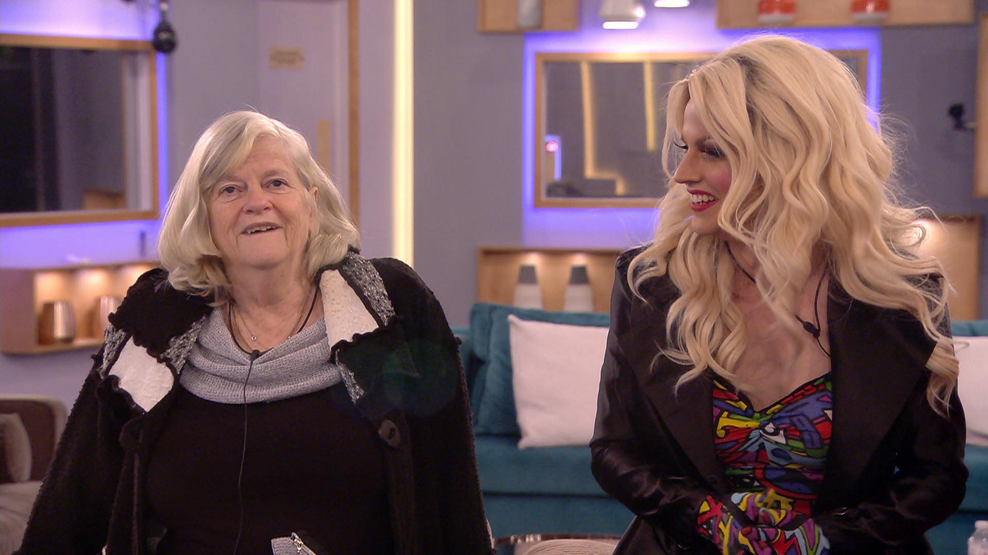Finalists Ann Widdecombe and Courtney Act (Channel 5)